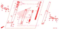 FORCELLA ANTERIORE per Honda SH 300 I ABS STANDARD 2018