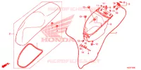 SCATOLA BAGAGLI per Honda SH 300 I ABS STANDARD 2018