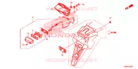 LUCE CODA/LUCE TARGA per Honda AFRICA TWIN 1000 DCT WHITE 2018