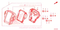 INDICATORE COMBINAZIONE per Honda AFRICA TWIN 1000 DCT WHITE 2018