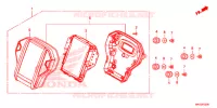 INDICATORE COMBINAZIONE per Honda AFRICA TWIN 1000 DCT 2018