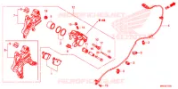 CALIBRO FRENO POSTERIORE per Honda AFRICA TWIN 1000 2018