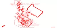 COPERTURA TESTA CILINDRO per Honda AFRICA TWIN 1000 RED 2018