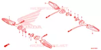FRECCIA LAMPEGGIATORE per Honda AFRICA TWIN 1000 RED 2018