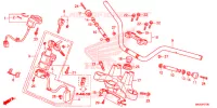 CONDOTTO MANIGLIA/PONTE SOPRA/ GAMBA STERZO per Honda NC 750 X ABS 2018