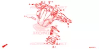 COPERTURA CENTRO/COPERTURA CORPO per Honda NC 750 X ABS 2018