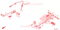 GRADINO/PEDALE per Honda NC 750 X ABS 2018