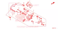 CALIBRO FRENO PARCHEGGIO per Honda NC 750 X ABS DCT 2018