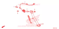 POSTEGGIO LATERALE per Honda NC 750 X ABS DCT 2018