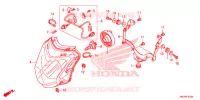 FARO ANTERIORE per Honda NC 750 POLICE 2018