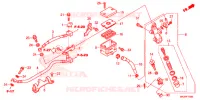 MAESTRO FRENO POSTERIORE CILINDRO per Honda NC 750 POLICE 2018