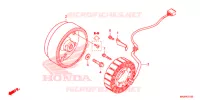 COPERTURA CASSA MANOVELLA/ GENERATORE(2) per Honda NC 750 POLICE 2018