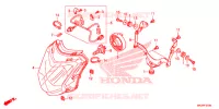 FARO ANTERIORE per Honda NC 750 POLICE 2018