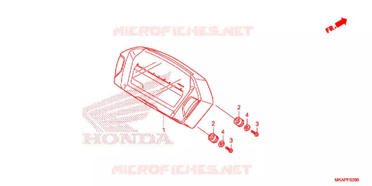 INDICATORE COMBINAZIONE Honda MOTO 750 NC 2018  NC750PAJ