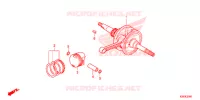 ALBERO A GOMITI/PISTONE per Honda SH MODE 125 2018
