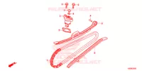 CATENA CAMMA/TENSIONE per Honda SH MODE 125 2018