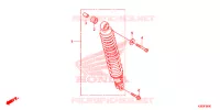 CUSCINO POSTERIORE(2) per Honda SH MODE 125 2018