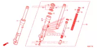 FORCELLA ANTERIORE per Honda SH MODE 125 2018