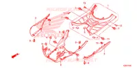 GONNA LATERALE/COPERTURA CENTRO per Honda SH MODE 125 2018