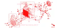 RADIATORE per Honda SH MODE 125 2018