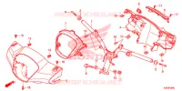 CONDOTTO MANIGLIA/COPERTURA MANIGLIA per Honda SH MODE 125 2017