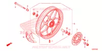 RUOTA ANTERIORE per Honda SH MODE 125 2017