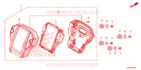 INDICATORE COMBINAZIONE per Honda AFRICA TWIN 1000 RED 2018