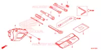 UTENSILI/SCATOLA BATTERIA per Honda AFRICA TWIN 1000 RED 2018