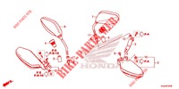 SPECCHIO   PARAMANO per Honda CRF 250 L ABS 2018