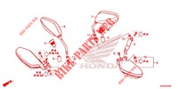 SPECCHIO   PARAMANO per Honda CRF 250 RALLYE 2018