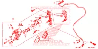 CALIBRO FRENO ANTERIORE per Honda NC 750 X 2018