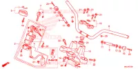 CONDOTTO MANIGLIA/PONTE SOPRA/ GAMBA STERZO per Honda NC 750 X 2018