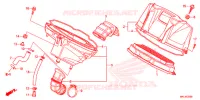 COPERTURA ANTERIORE/FILTRO ARIA per Honda NC 750 X 2018