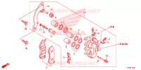 CALIBRO FRENO ANTERIORE per Honda PCX 150 WHITE 2018