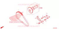 CATENA CAMMA/TENSIONE per Honda FOURTRAX 420 RANCHER 4X4 DCT EPS 2018