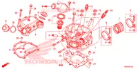 CILINDRO/TESTATA per Honda FOURTRAX 420 RANCHER 4X4 DCT EPS 2018