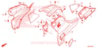 COPERTURA LATO/COPERTURA SERBATOIO per Honda FOURTRAX 420 RANCHER 4X4 DCT EPS 2018
