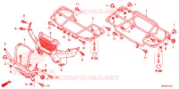 SEDILE/PORTATORE per Honda FOURTRAX 420 RANCHER 4X4 DCT EPS 2018