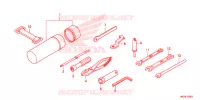 UTENSILI/SCATOLA BATTERIA per Honda FOURTRAX 420 RANCHER 4X4 DCT EPS 2018