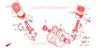 ALBERO A GOMITI/PISTONE per Honda SHADOW 400 SLASHER 2000