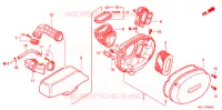 COPERTURA ANTERIORE/FILTRO ARIA per Honda SHADOW 400 SLASHER 2000