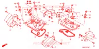COPERTURA TESTA CILINDRO per Honda SHADOW 400 SLASHER 2000