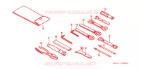 UTENSILI/SCATOLA BATTERIA per Honda SHADOW 400 SLASHER 2000