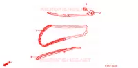 CATENA CAMMA/TENSIONE per Honda PS 250 2006