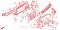 COPERTURA ANTERIORE/FILTRO ARIA per Honda PS 250 2006