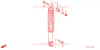 CUSCINO POSTERIORE(2) per Honda PS 250 2006