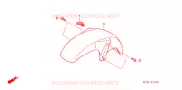 PARAFANGO ANTERIORE per Honda PS 250 2006