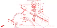 POMPA FRENO POSTERIORE per Honda PS 250 2006