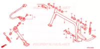 POSTEGGIO LATERALE per Honda PS 250 2006