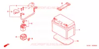UTENSILI/SCATOLA BATTERIA per Honda PS 250 2006